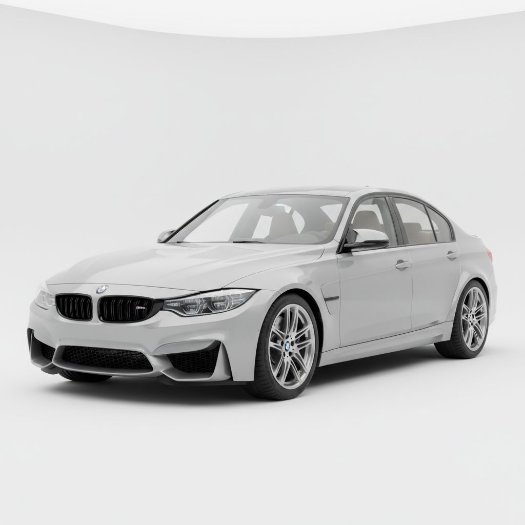 Stock car with factory wheels